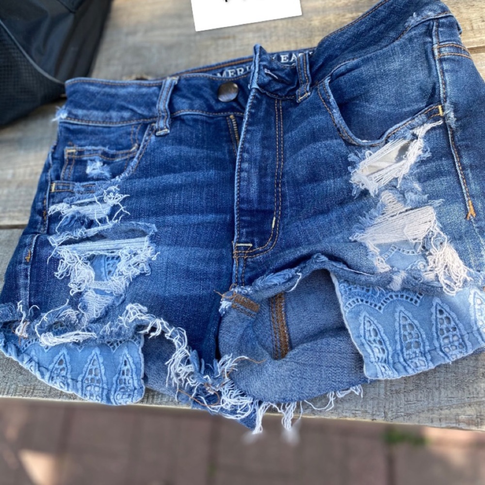 American eagle jean shorts